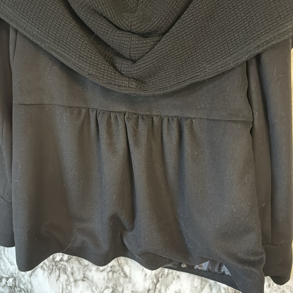 Johnathon Michael unique warm hooded jacket 80% lambs wool buttons reinforced - Picture 7 of 12